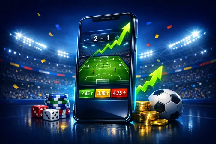 Apuestas deportivas en vivo desde la app