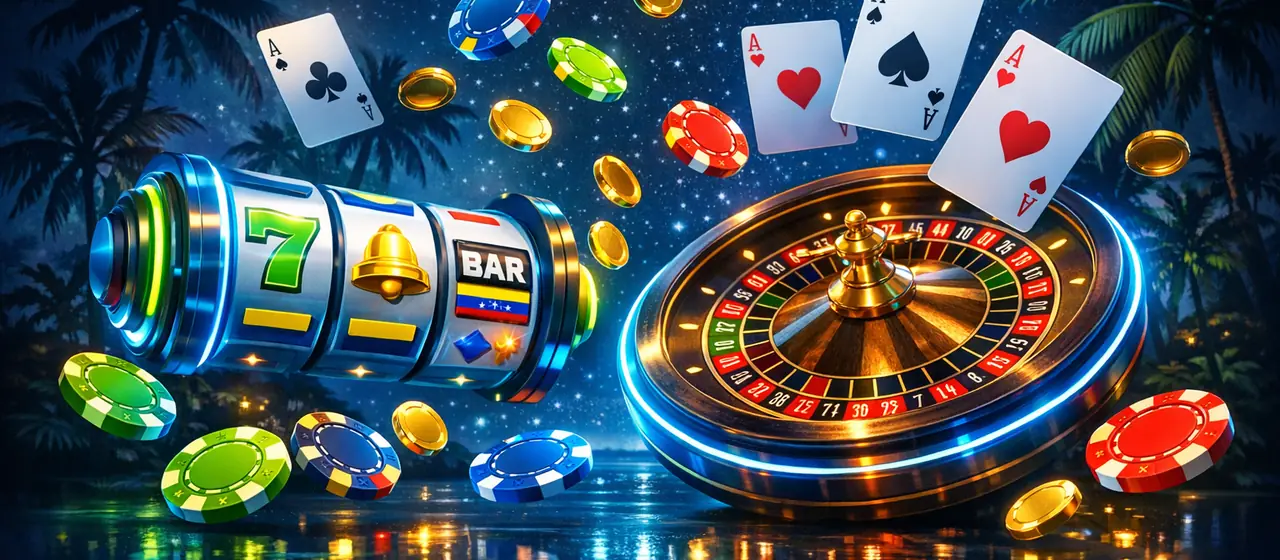 Casino 1xBet Venezuela con slots, ruleta y mesas en vivo